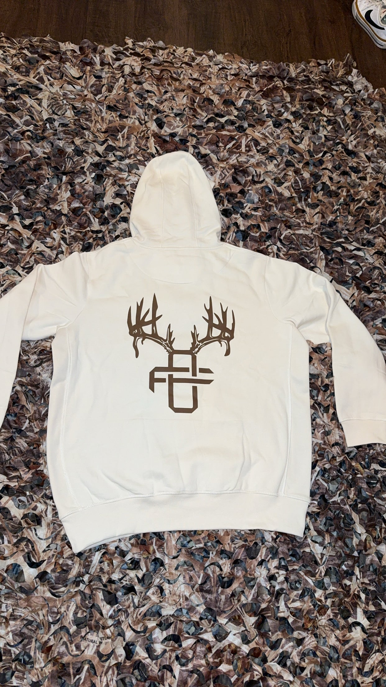 White Flyt Rack Hoodie