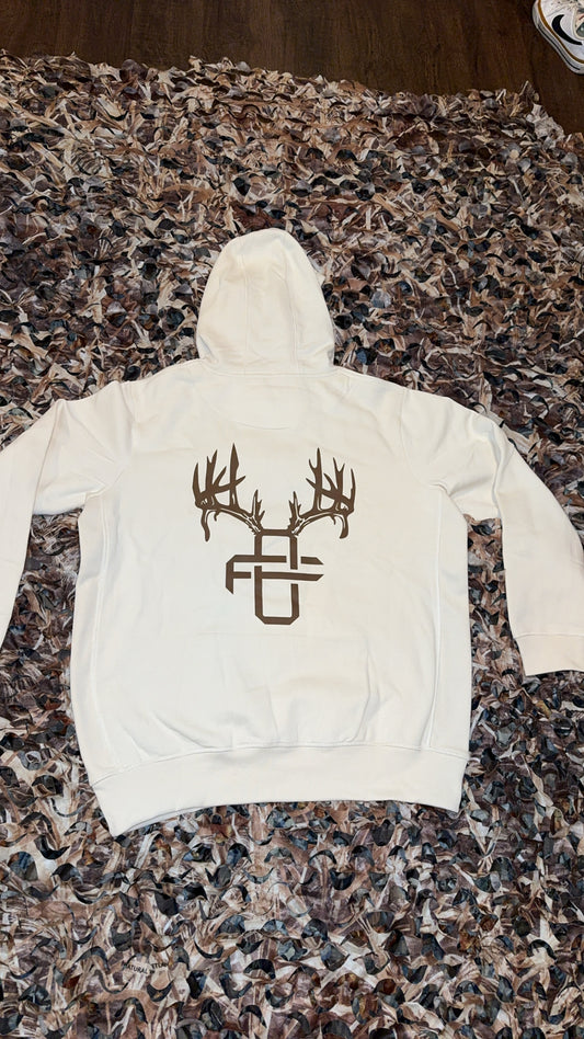 White Flyt Rack Hoodie