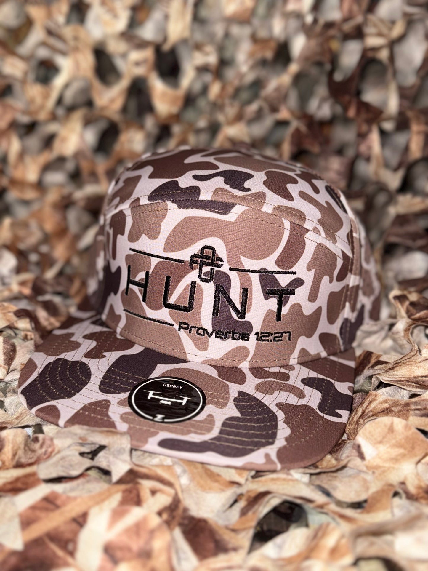 Water resistant Hunt cap.